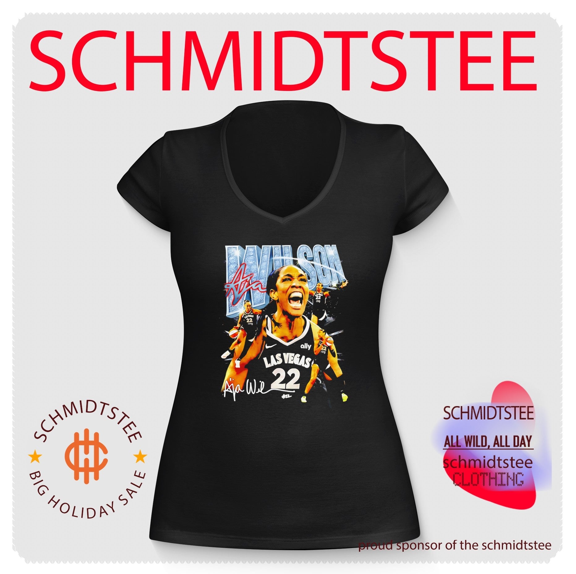 Las Vegas Aces A’ja Wilson signature vintage shirt