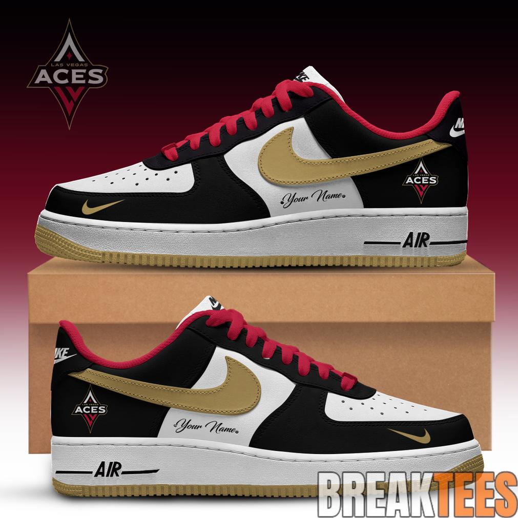 Las Vegas Aces WNBA Air Force 1 Low Custom For Fans