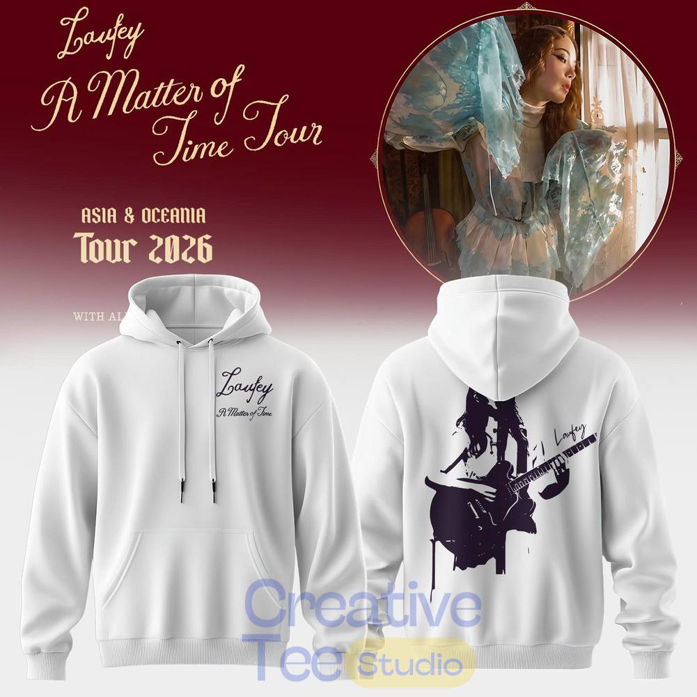 Laufey A Matter of Time AUS & NZ Tour 2026 Exclusive Tee Hoodie