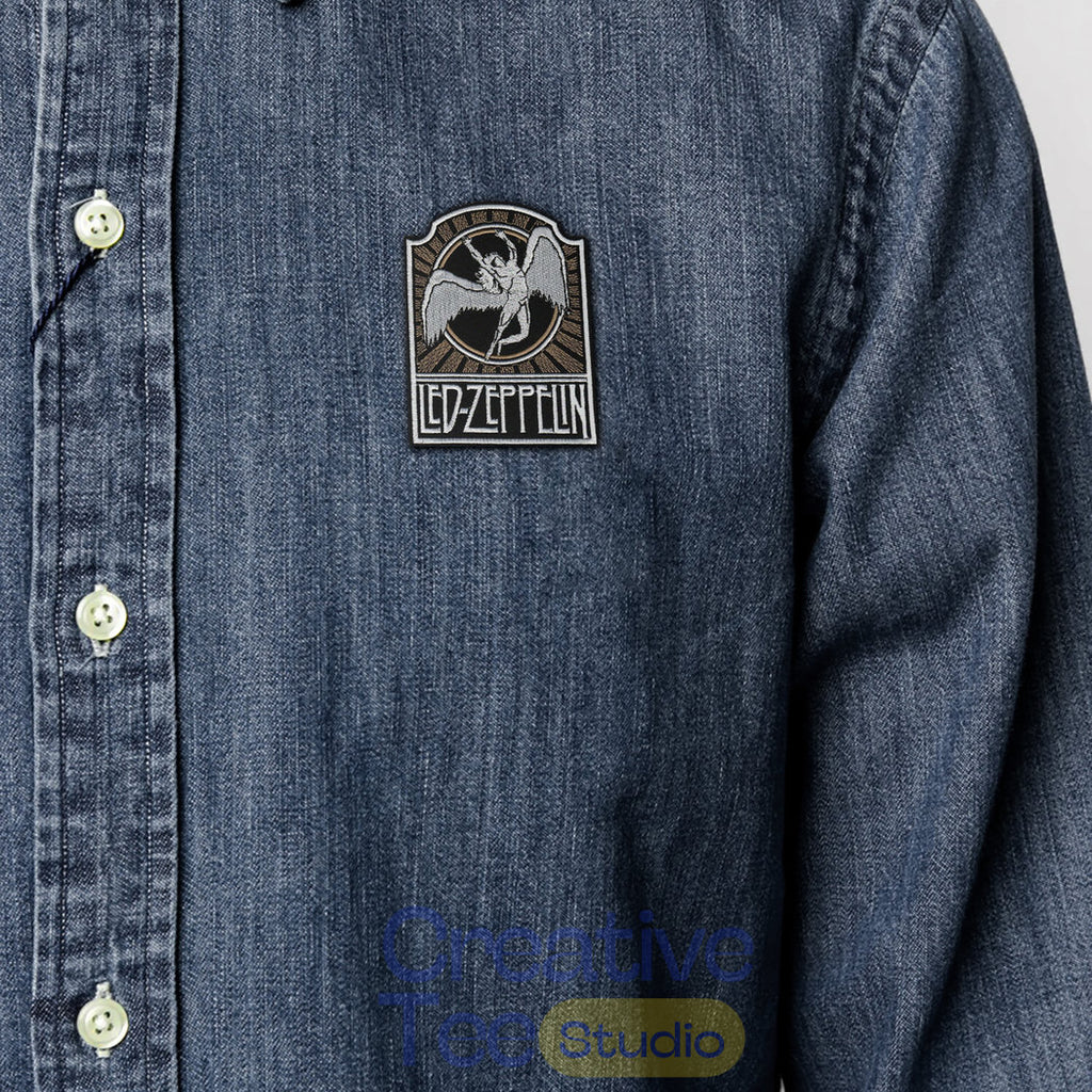 Led Zeppelin Embroidered Iron-On Patch