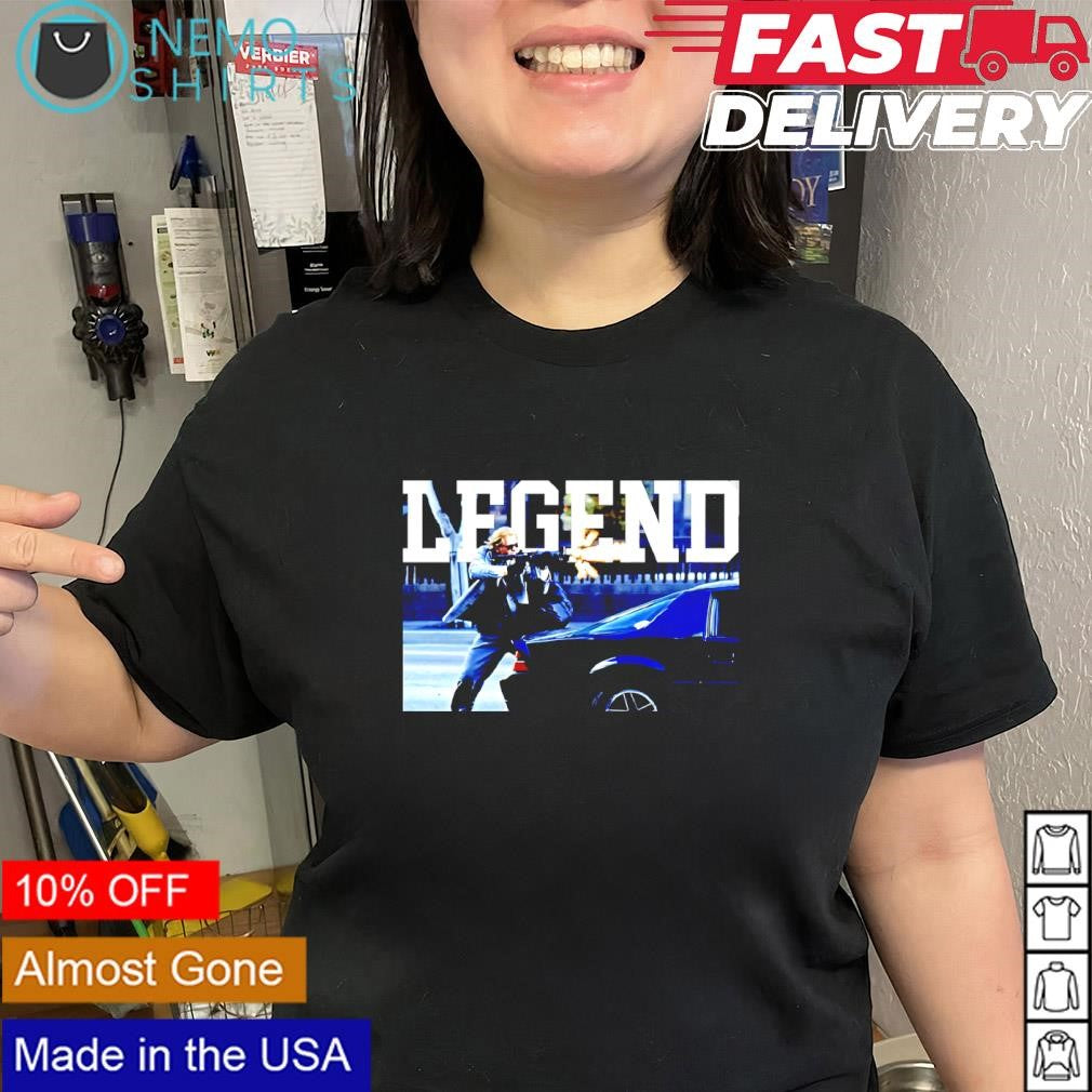 Legend film Heat Chris Shiherlis shootout scene shirt