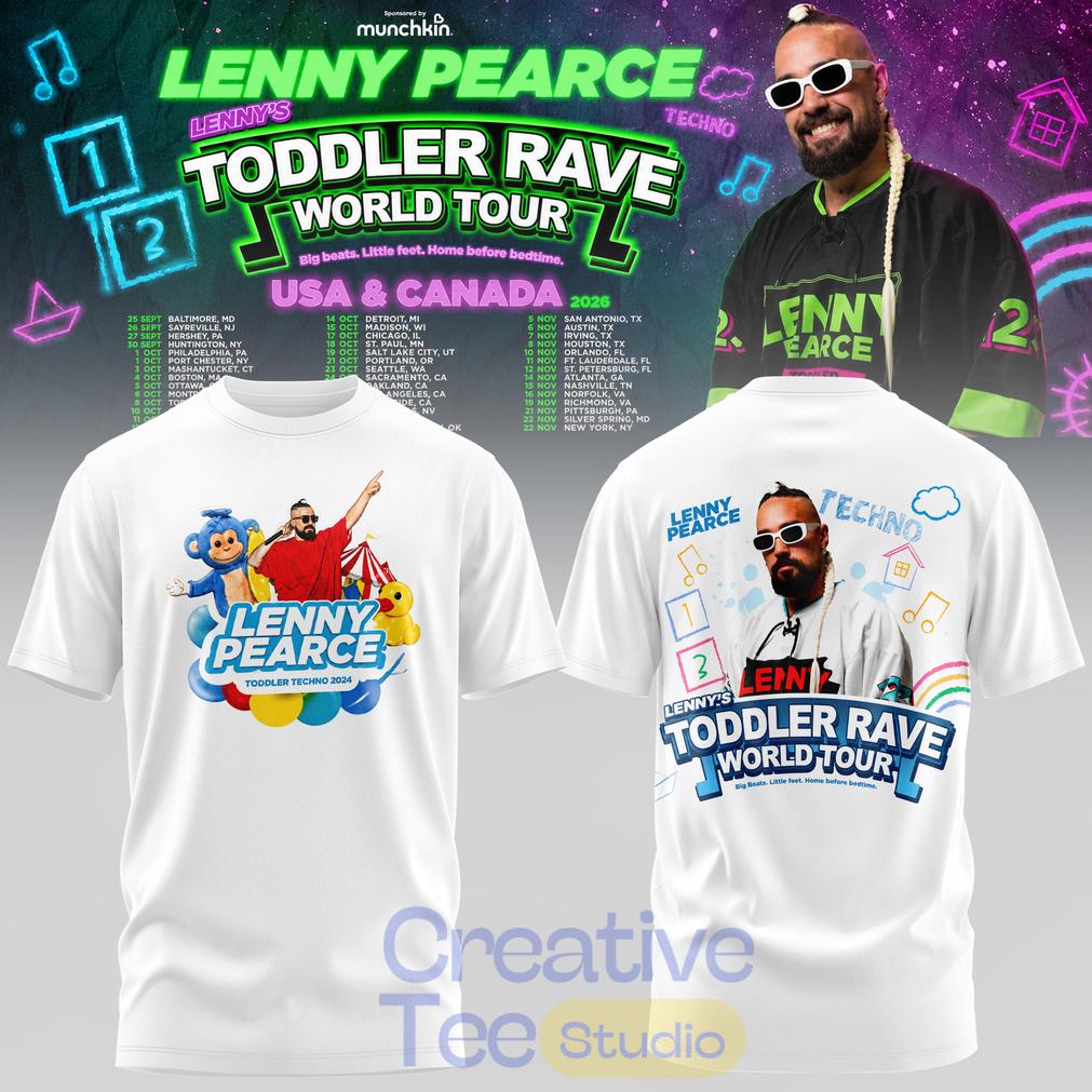Lenny Pearce Toddler Rave World Tour Limited 3D T-Shirt
