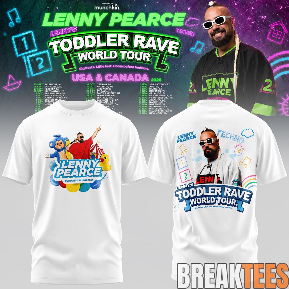 Lenny Pearce Toddler Rave World Tour T-Shirt