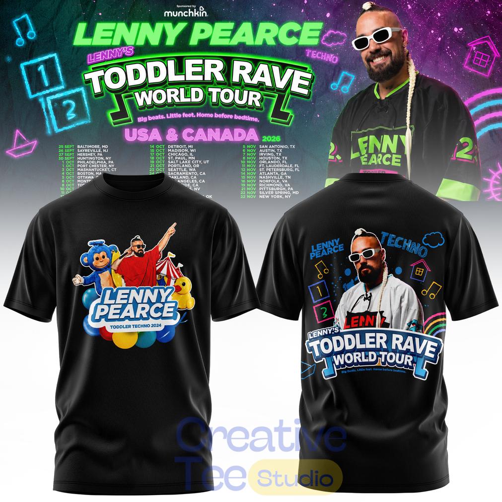 Lenny Pearce Toddler Rave World Tour Limited 3D T-Shirt