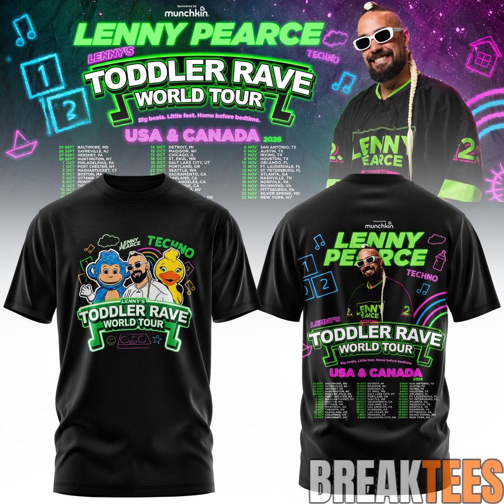 Lenny Pearce Toddler Rave World Tour T-Shirt