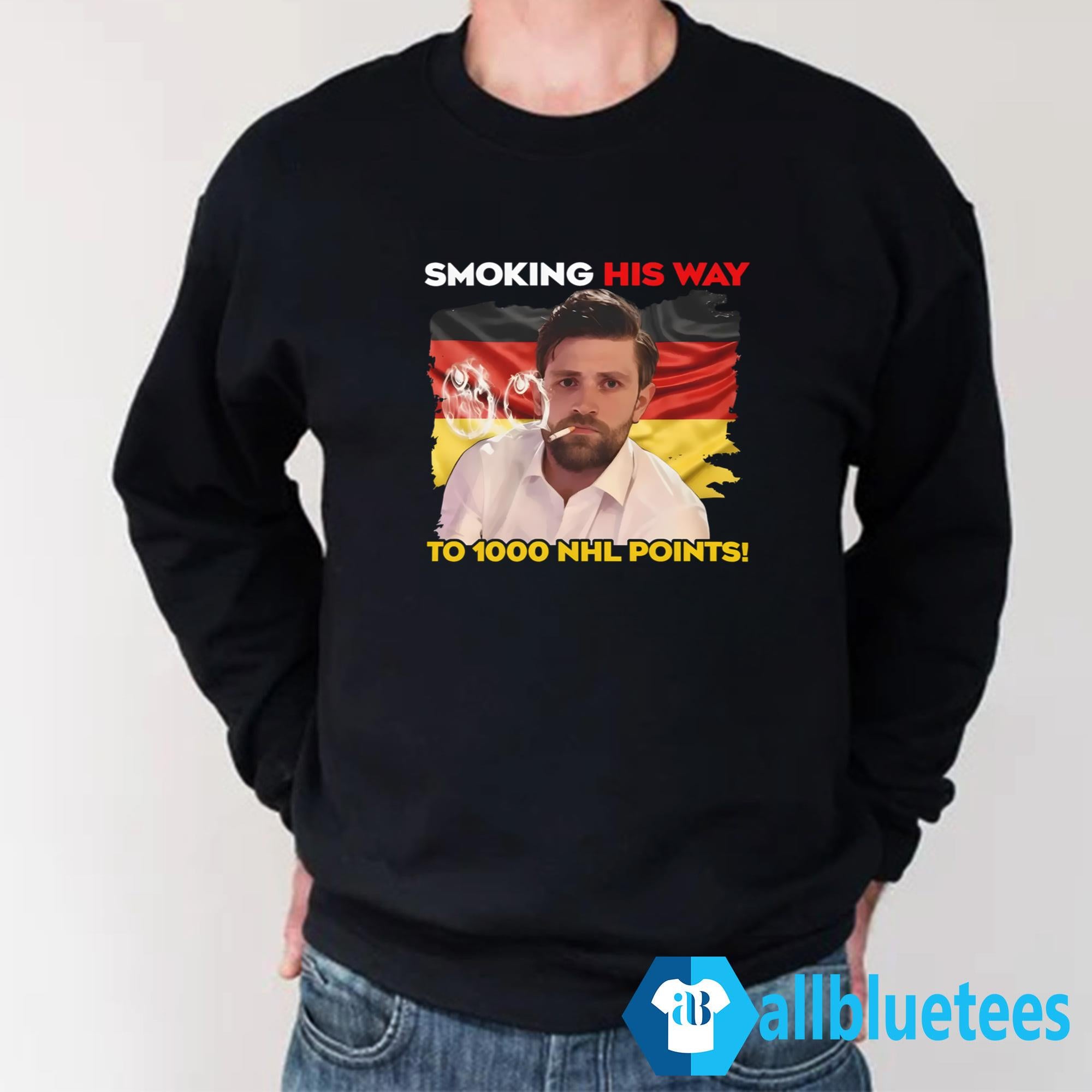 Leon Draisaitl Smoking His Way To 1000 Points Shirt