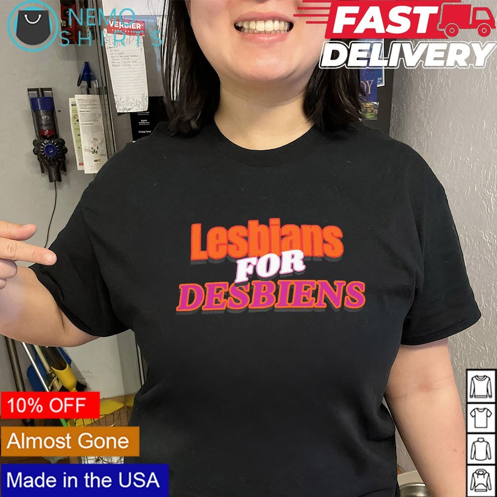 Lesbians for Desbiens Double Hockey Stix shirt