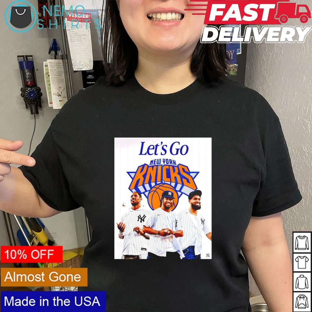 Let’s go New York go New York Knicks players best of luck shirt