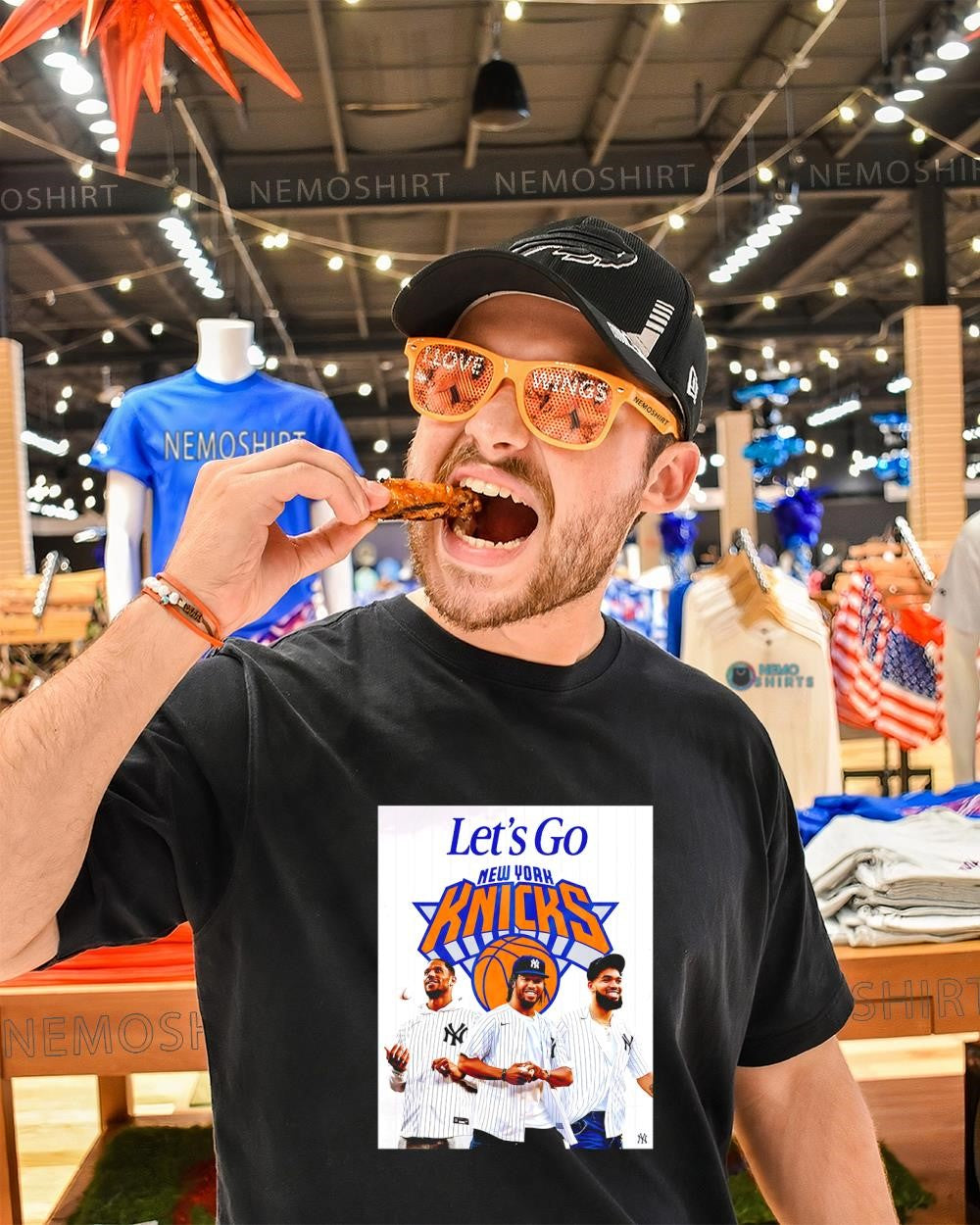 Let’s go New York go New York Knicks players best of luck shirt