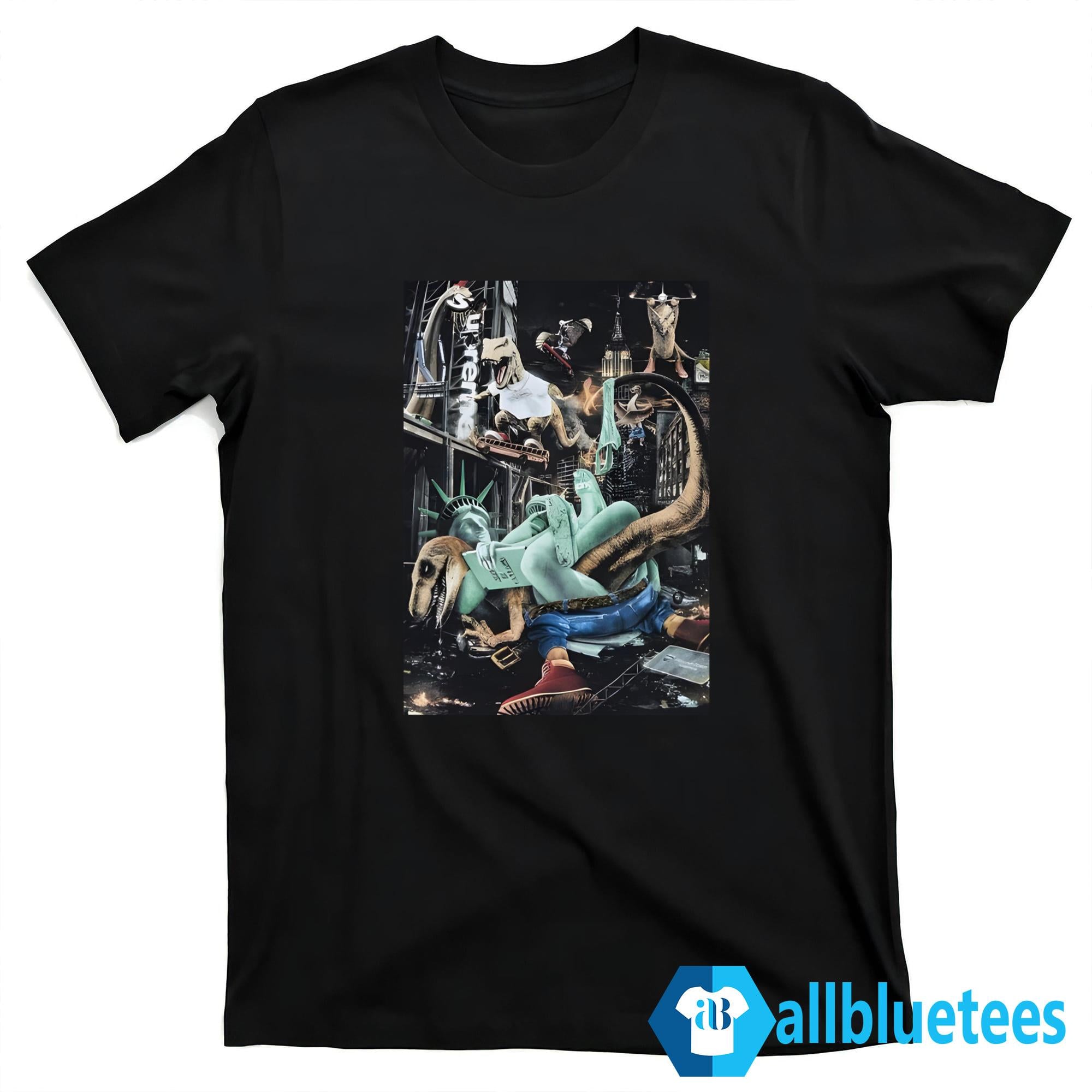 Liberty And T-Rex Dinosaur Shirt