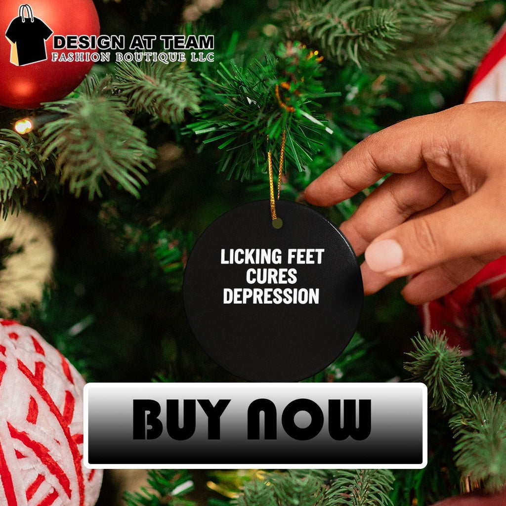 Licking feet cures depression shirt
