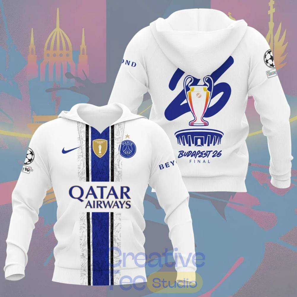 Limited Edition PSG Champions League Final 2026 Shirt – White