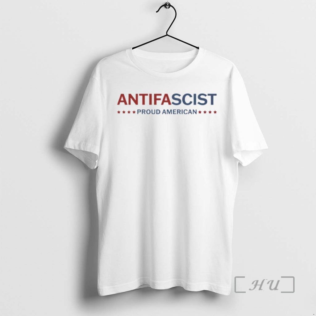 Limited Edition Proud American Antifa Antifascist Proud American