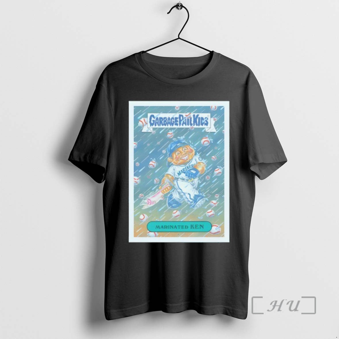 Limited Edition Seattle Mariners Garbage Pail Kids Mariners Marinated Ken Baseball