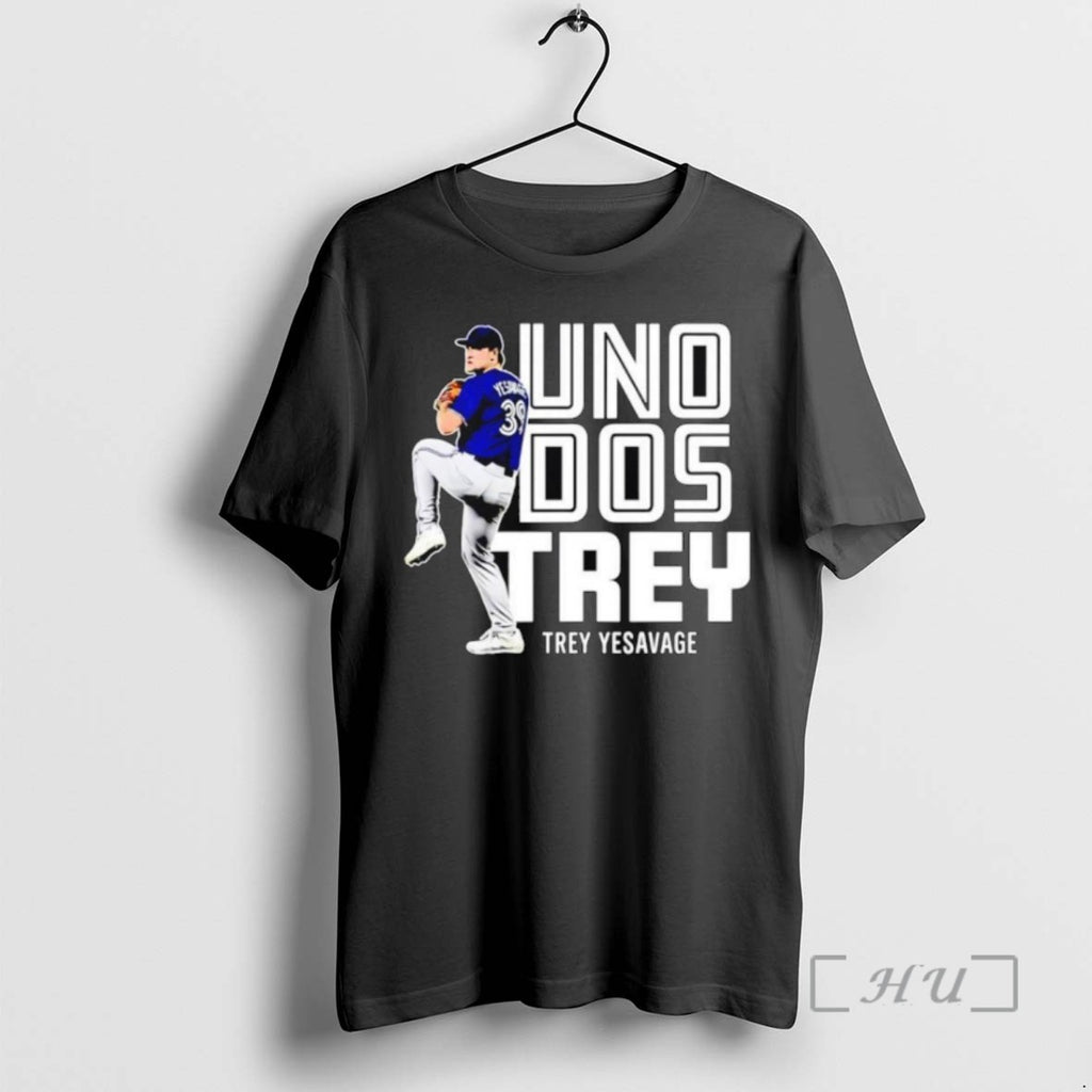 Limited Edition Trey Yesavage Toronto Blue Jays Uno Dos Trey Baseball