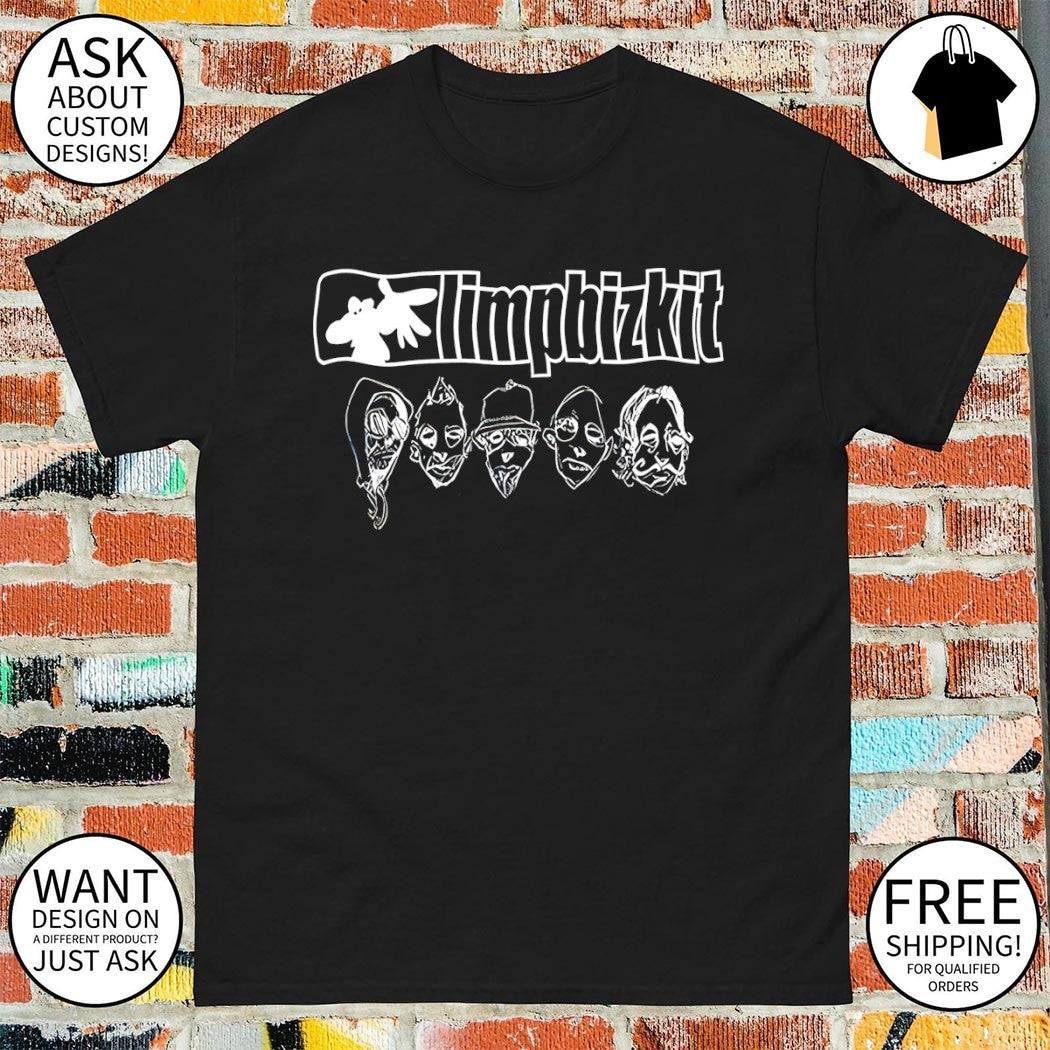 Limp Bizkit band faces vintage shirt