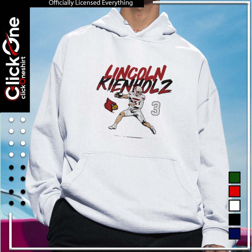 Lincoln Kienholz Louisville Cardinals football player 3 number shirt