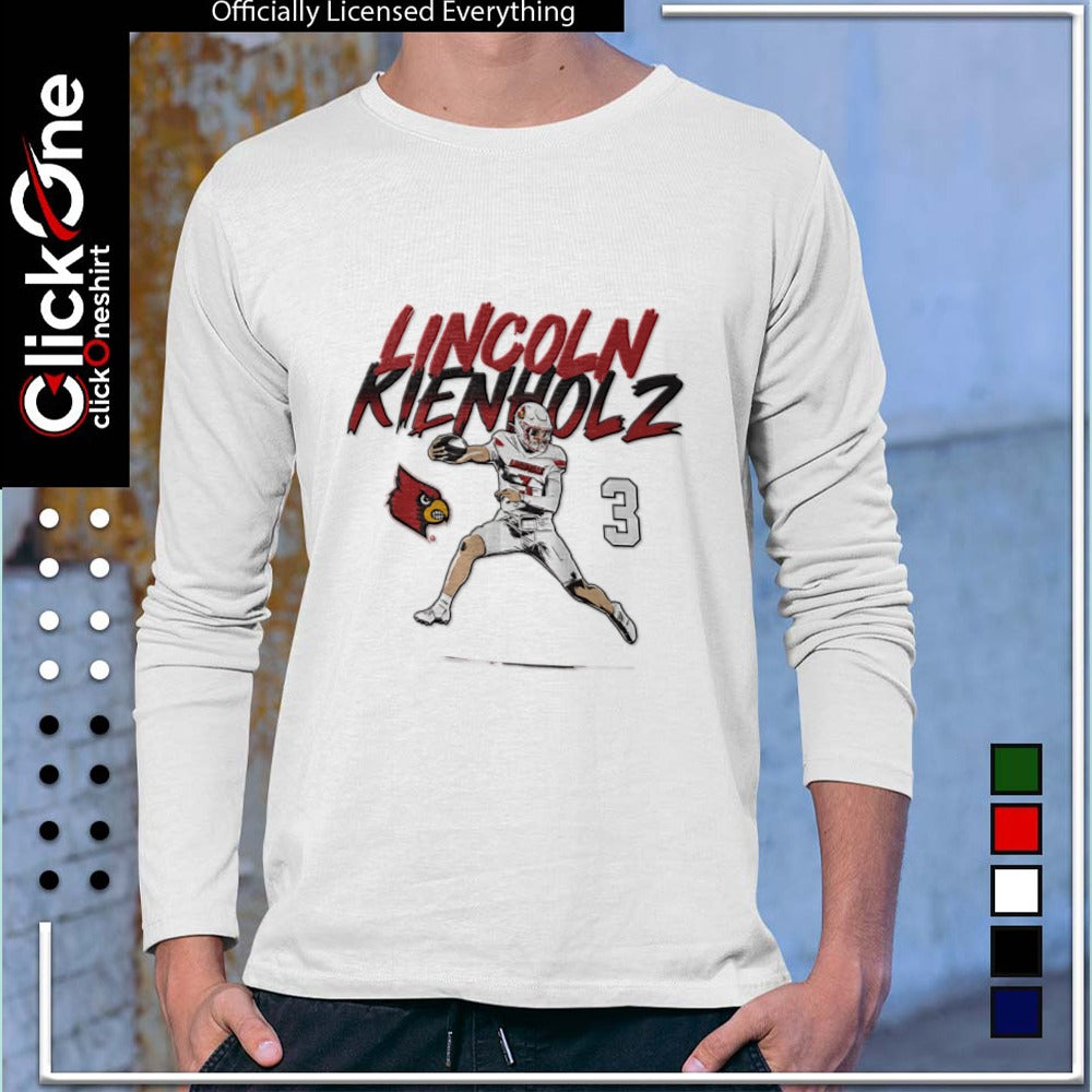 Lincoln Kienholz Louisville Cardinals football player 3 number shirt
