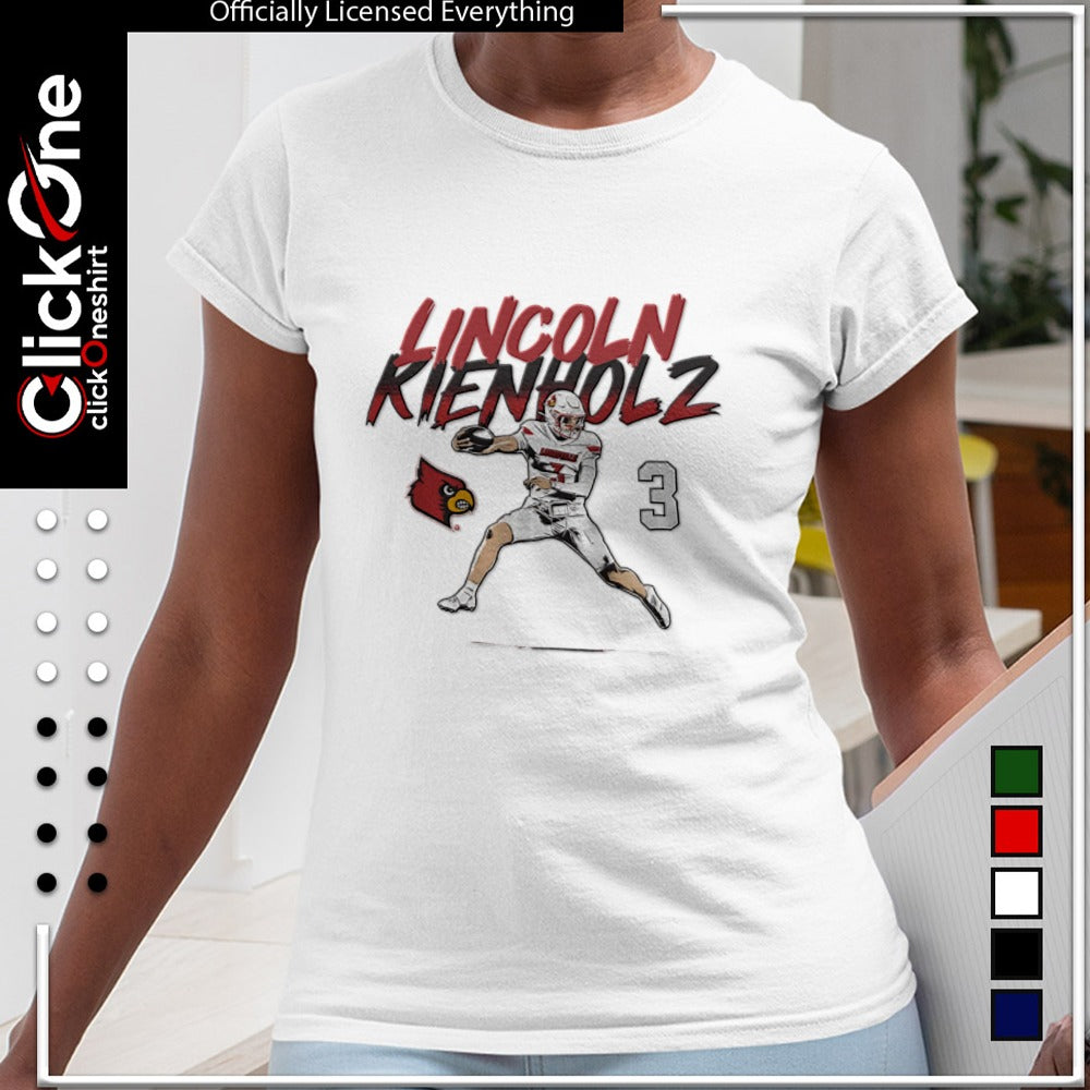Lincoln Kienholz Louisville Cardinals football player 3 number shirt