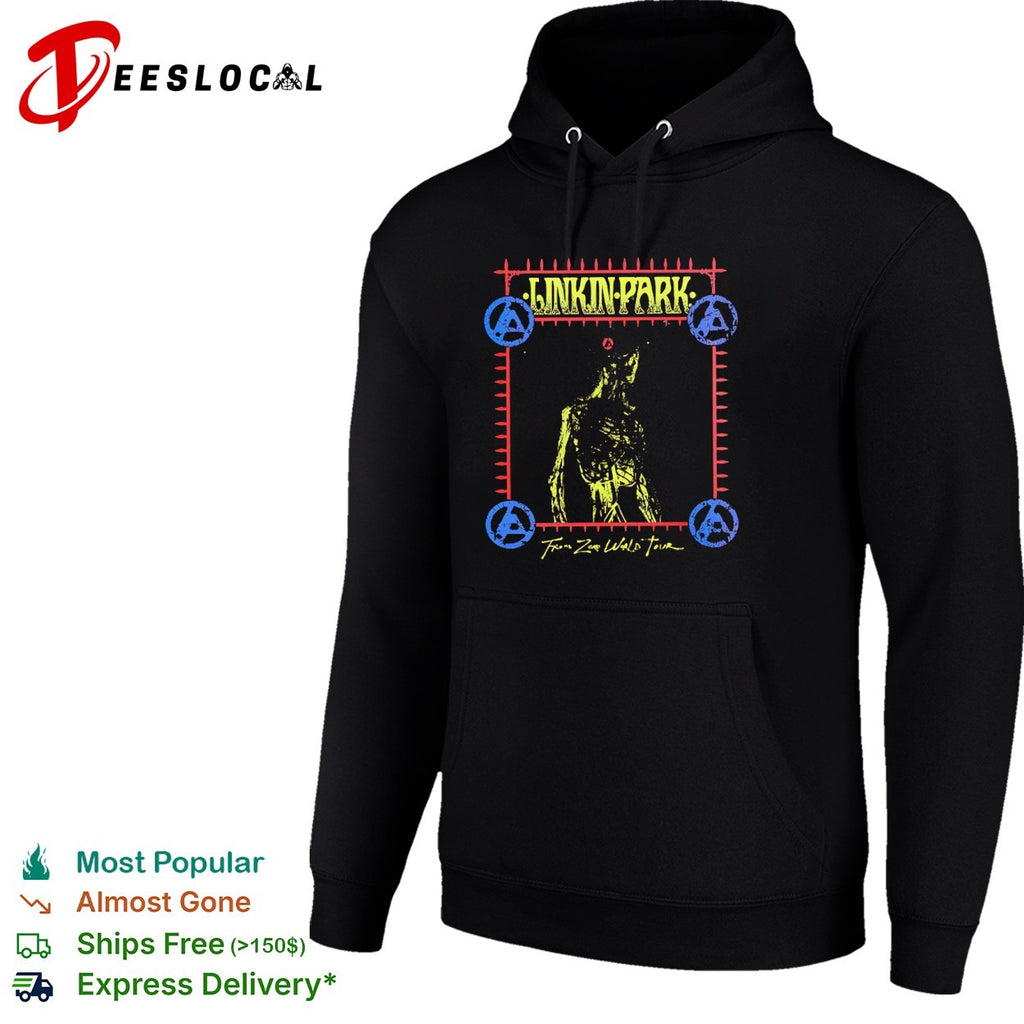 Linkin Park From Zero World Tour anatomy skeleton concert tour shirt