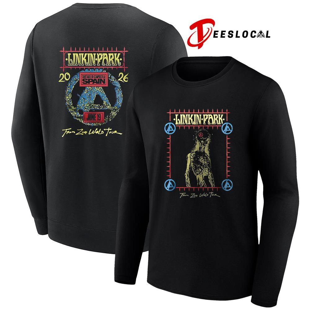 Linkin Park From Zero World tour in Santiago de Compostela at O Son do Camiño shirt