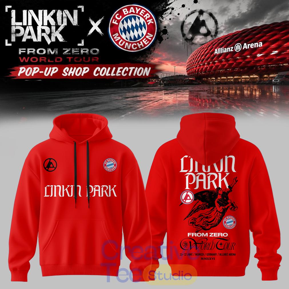 Linkin Park x FC Bayern Munich From Zero World Tour Special Tee Hoodie