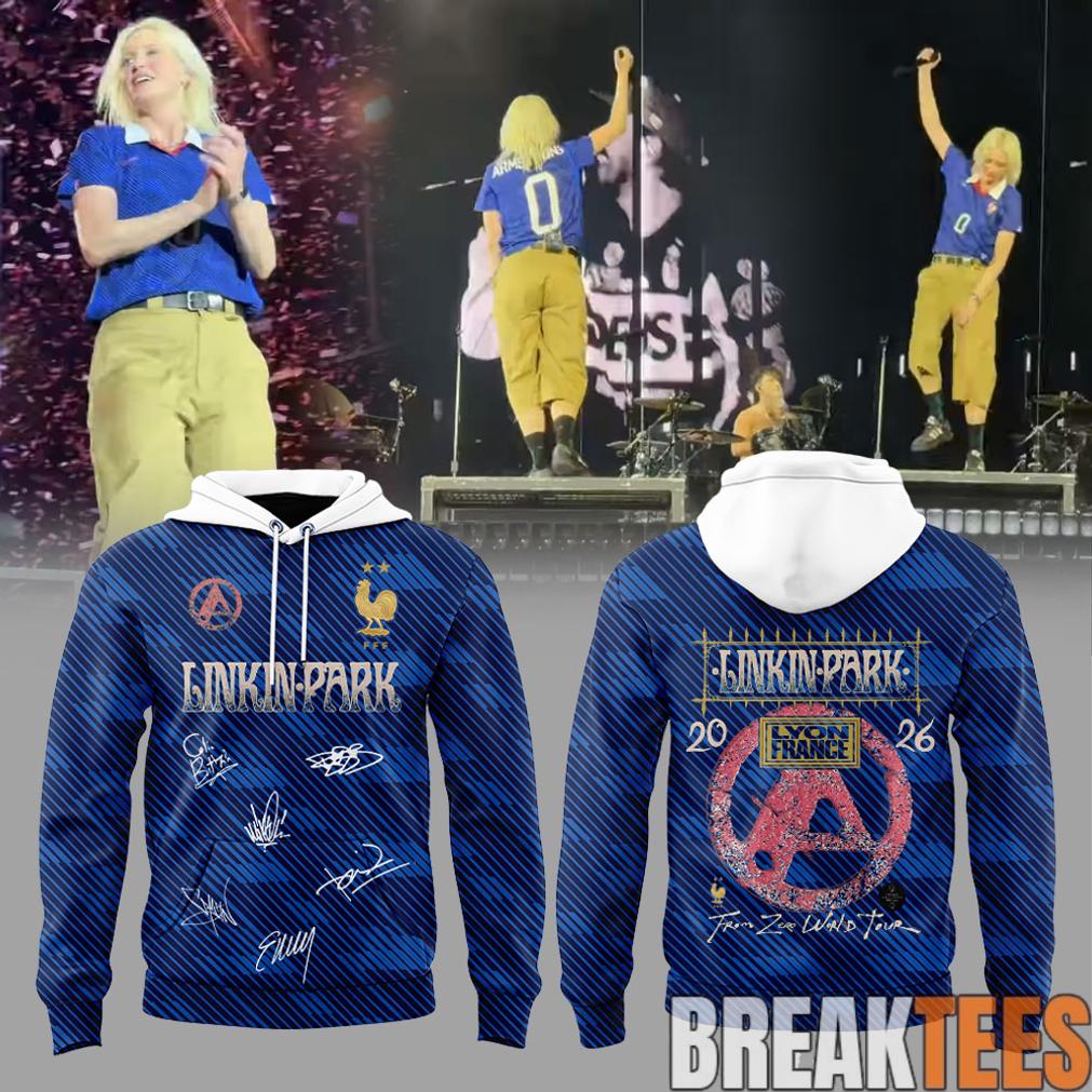 Linkin Park x From Zero World Tour 2026 Vive la FRANCE Hoodie
