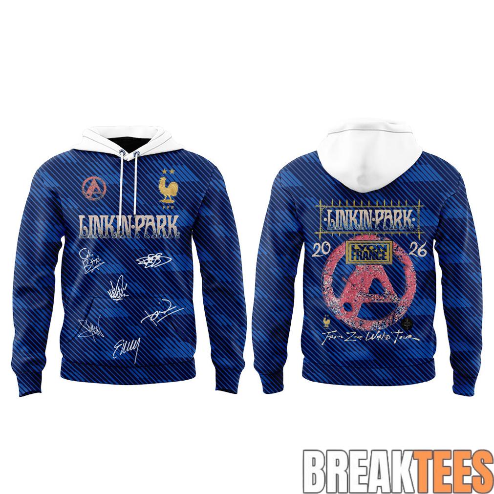 Linkin Park x From Zero World Tour 2026 Vive la FRANCE Hoodie