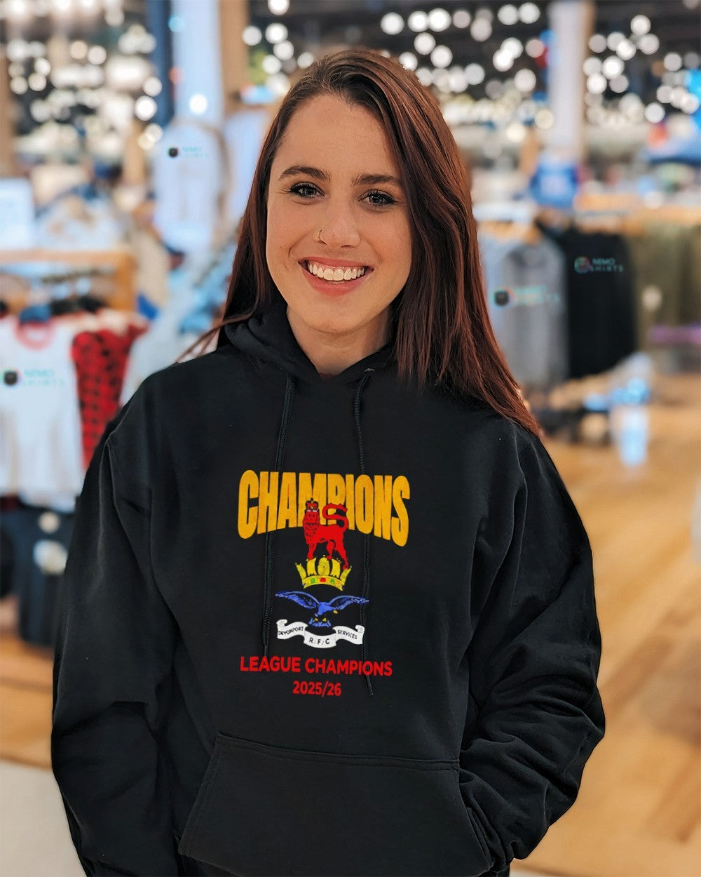 Lion Devonport Services R.F.C. League Champions 2025-26 shirt