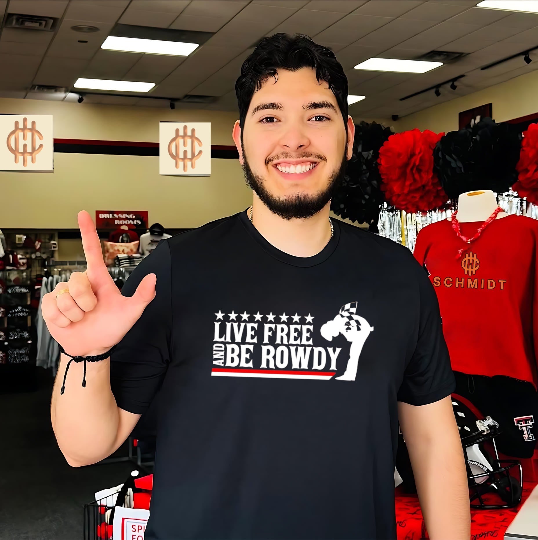 Live Free And Be Rowdy Kyle Busch Shirt