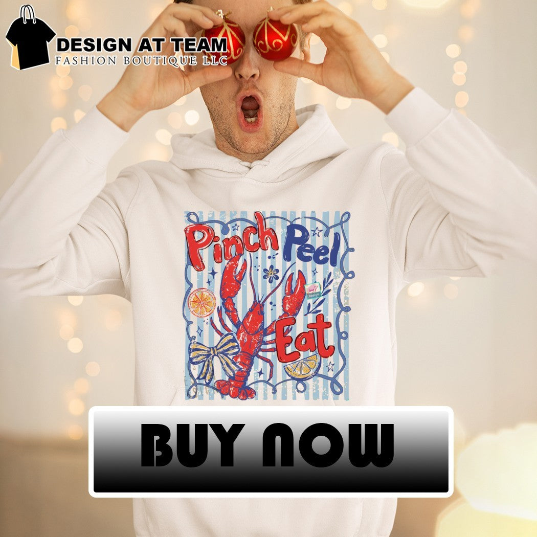 Lobster coquette crawfish pinch peel eat shirt