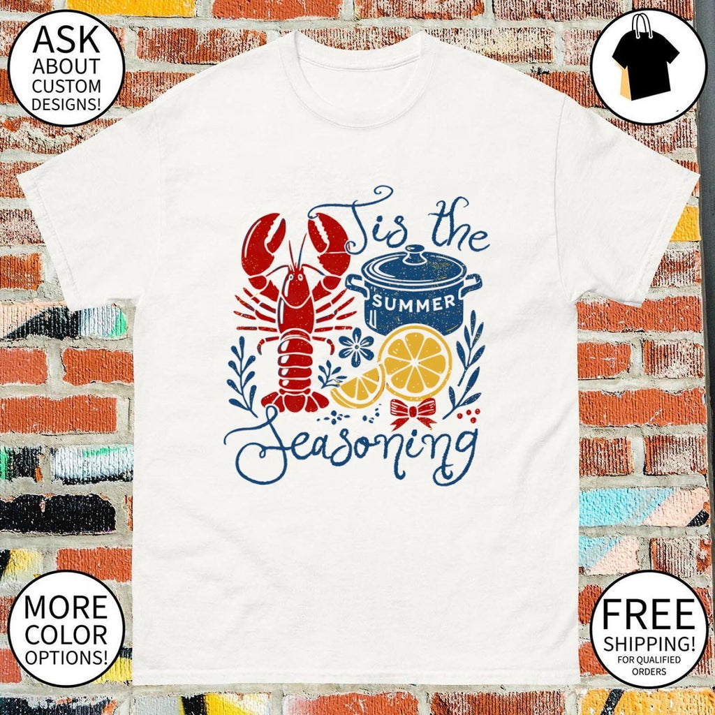 Lobster tis the seasoning coastal summer shirt