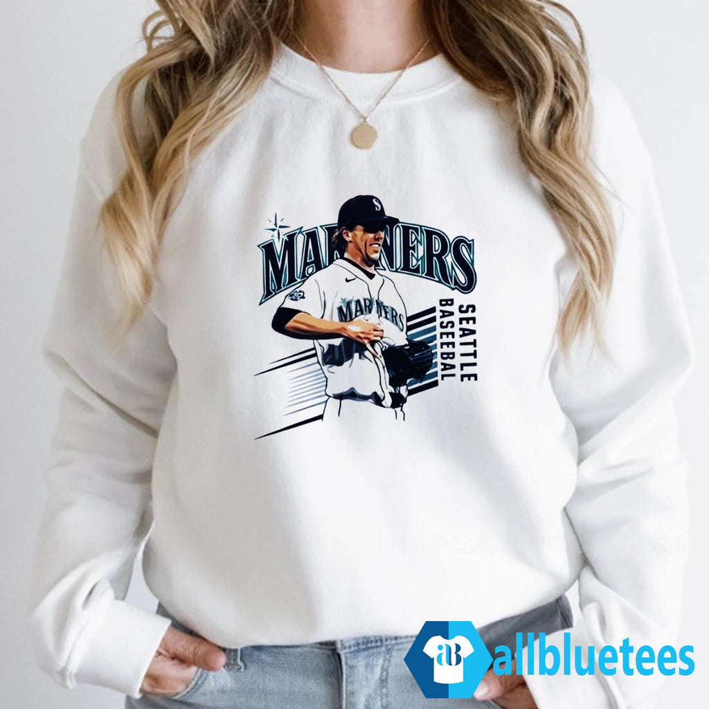 Logan Gilbert Mariners Baseball Pitcher Catches Ball Shirt