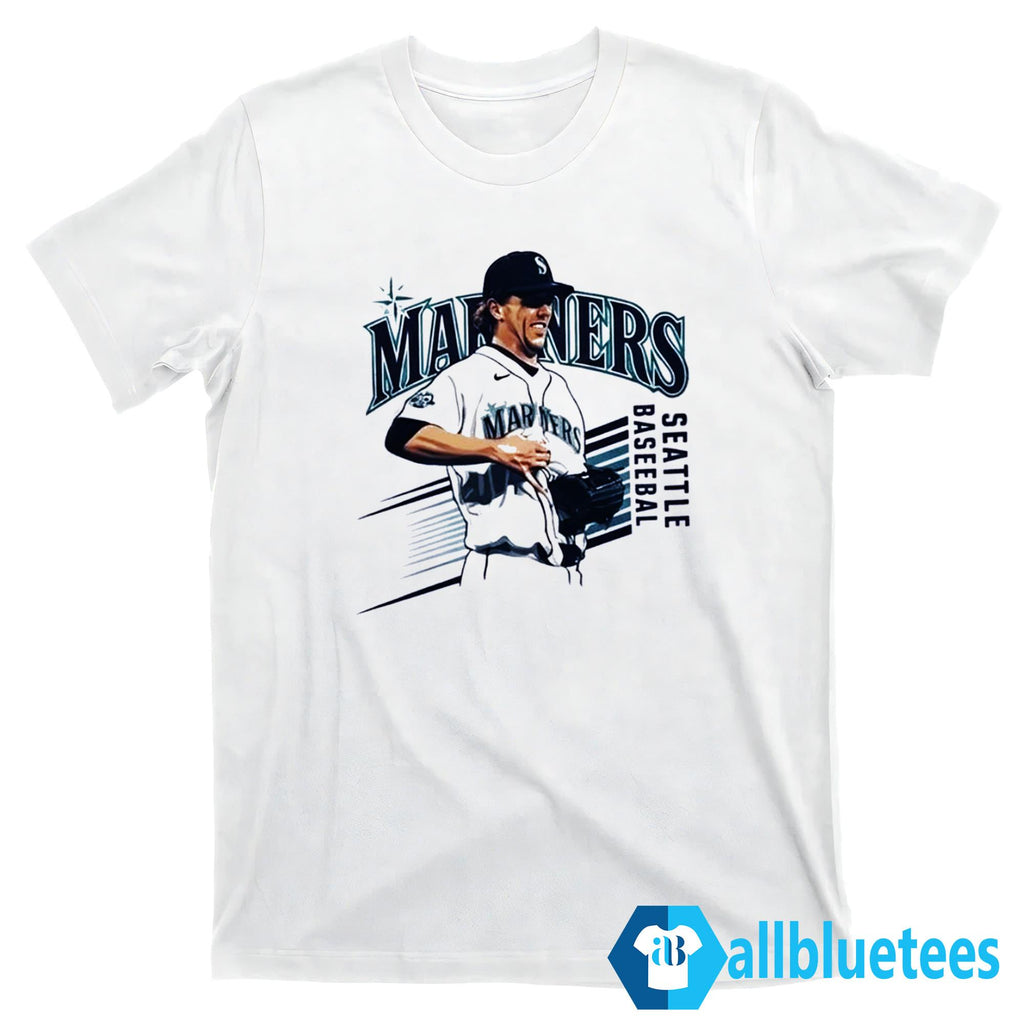 Logan Gilbert Mariners Baseball Pitcher Catches Ball Shirt