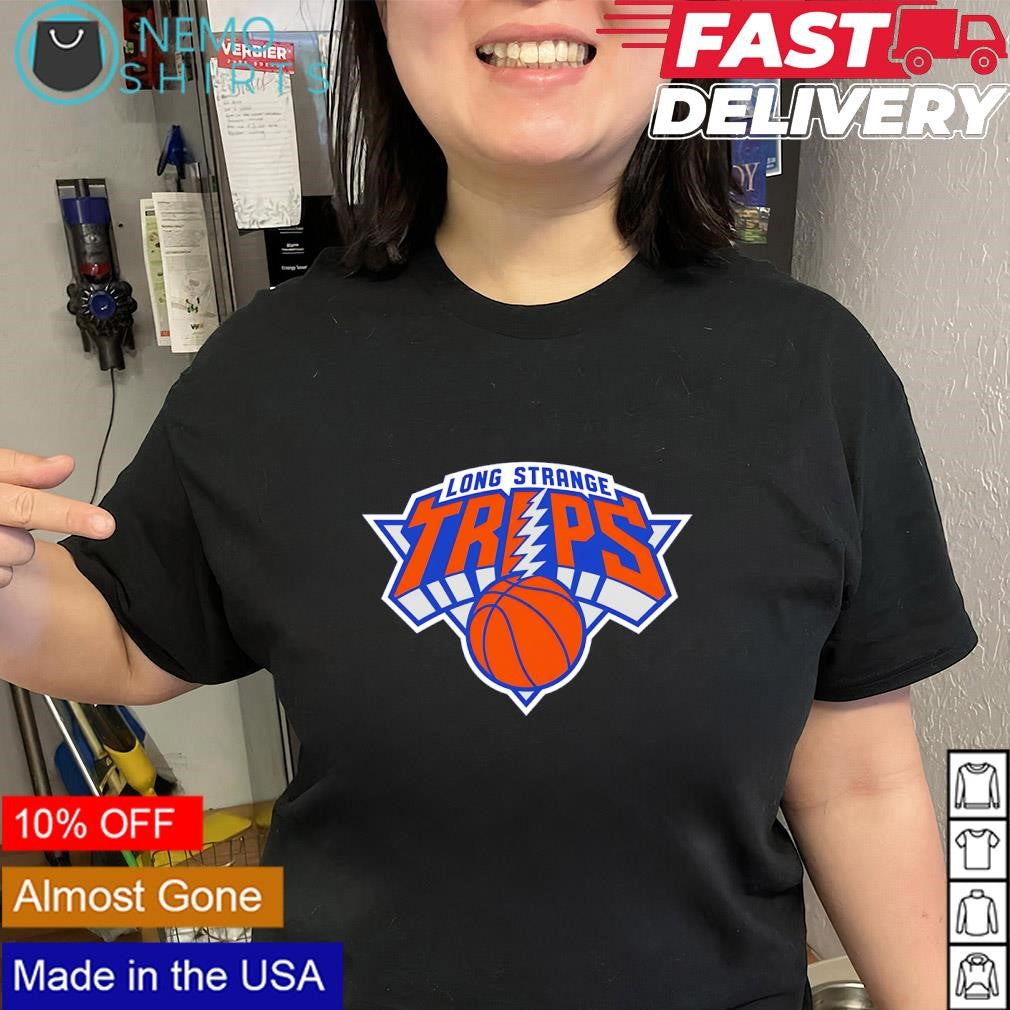 Long Strange Trips New York Knicks parody logo shirt