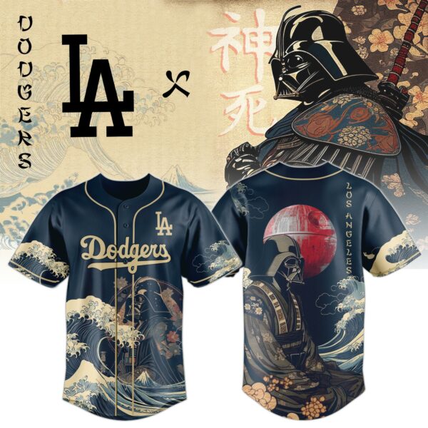 Lord Darth Vader LA Dodgers 2025 Japan Edition Jersey