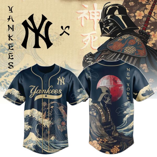 Lord Darth Vader NY Yankees 2025 Japan Edition Jersey