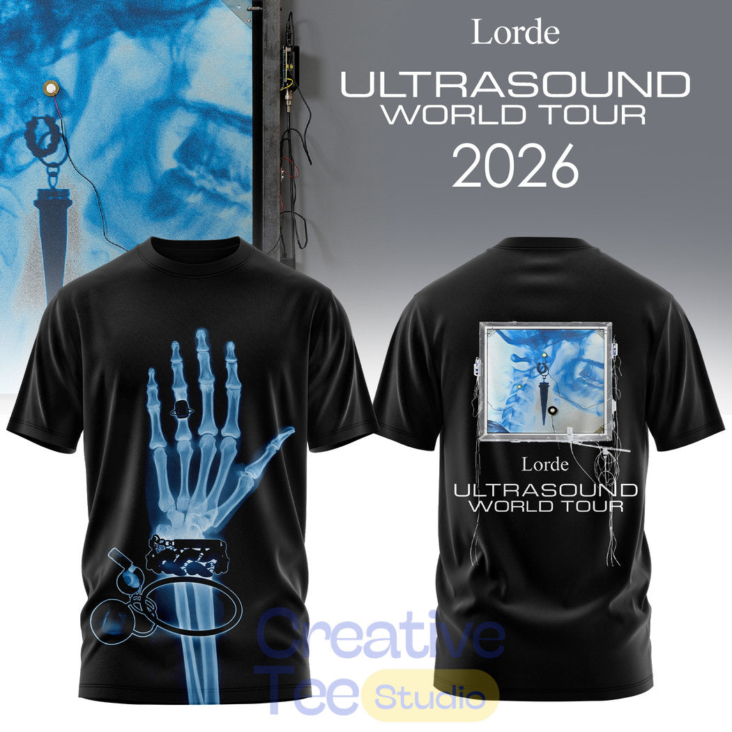 Lorde Ultrasound World Tour 2026 – Touch The Unseen T-Shirt