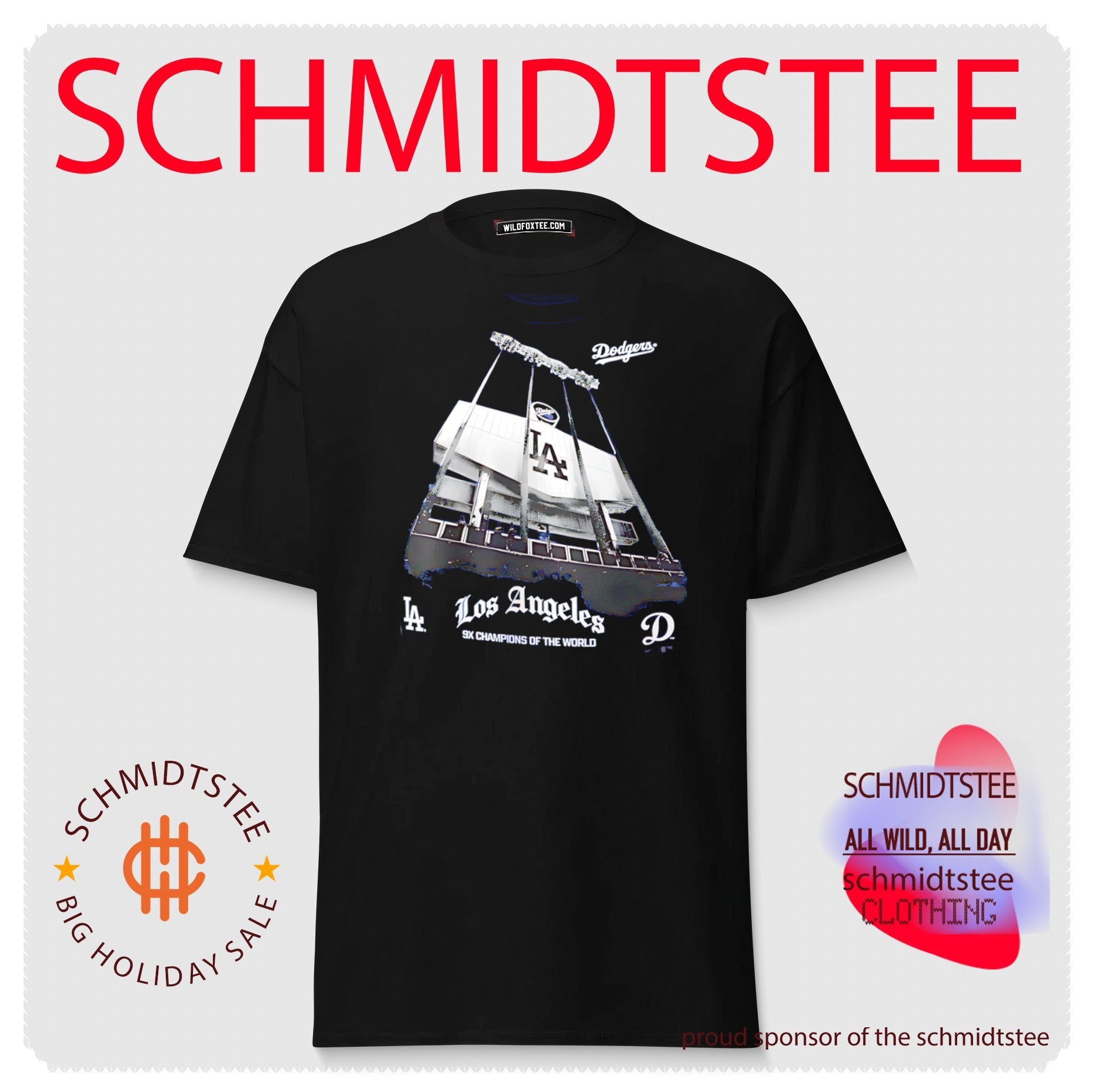 Los Angeles Dodgers 9x Champions of the world graphic shirt