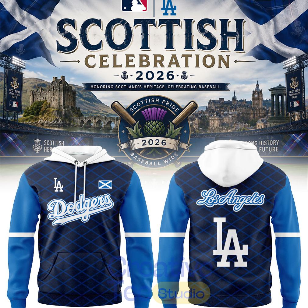Los Angeles Dodgers Scottish Celebration 2026 Hoodie