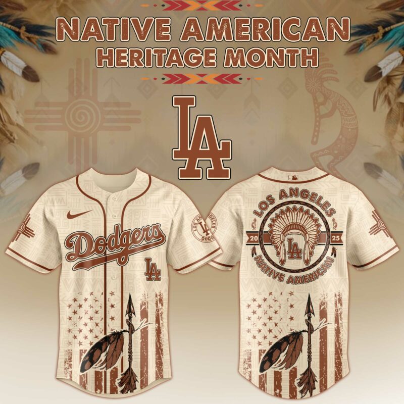 Los Angeles Dodgers Native American Heritage Month Jersey 2025