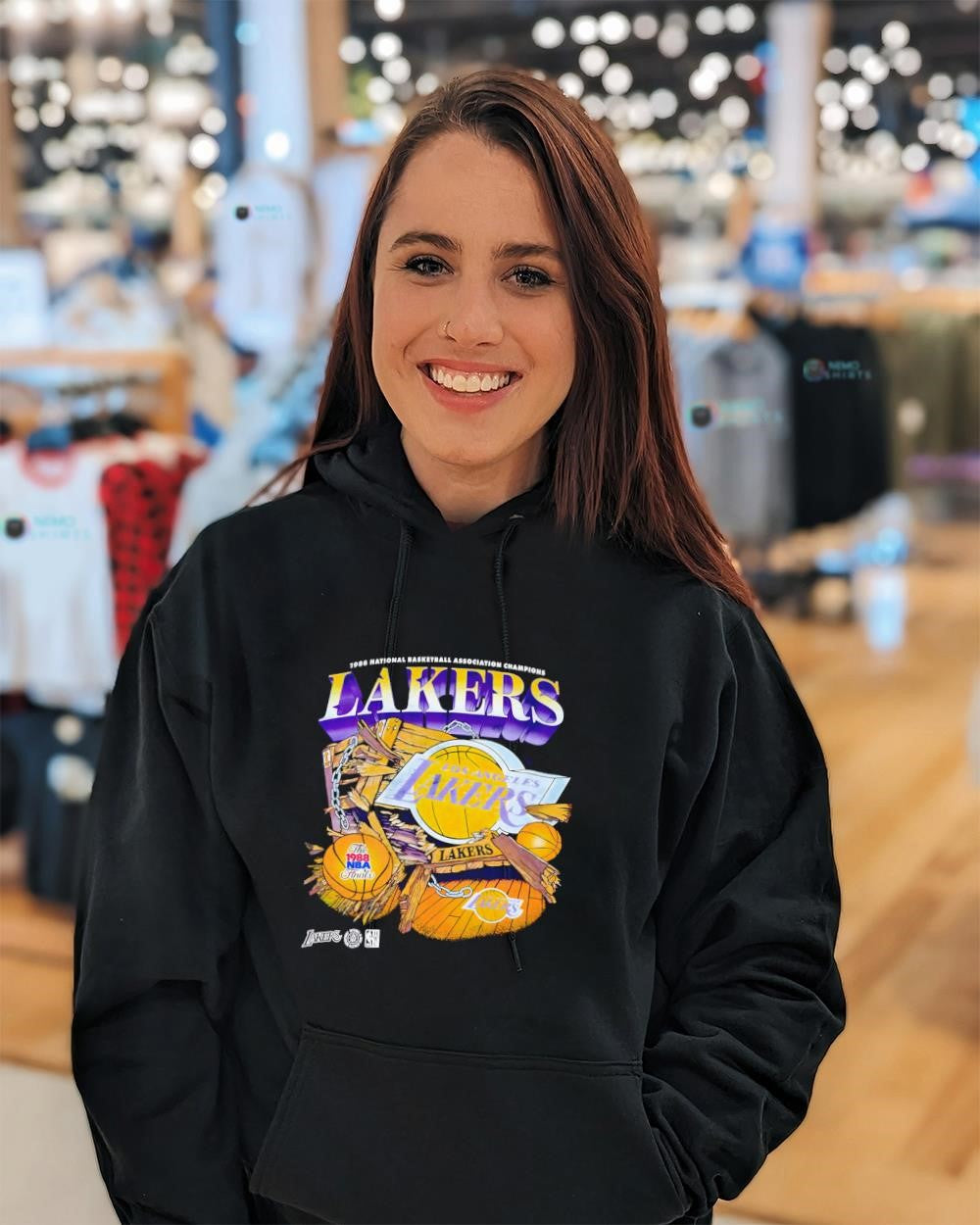 Los Angeles Lakers 1988 NBA Finals champions graphic vintage shirt