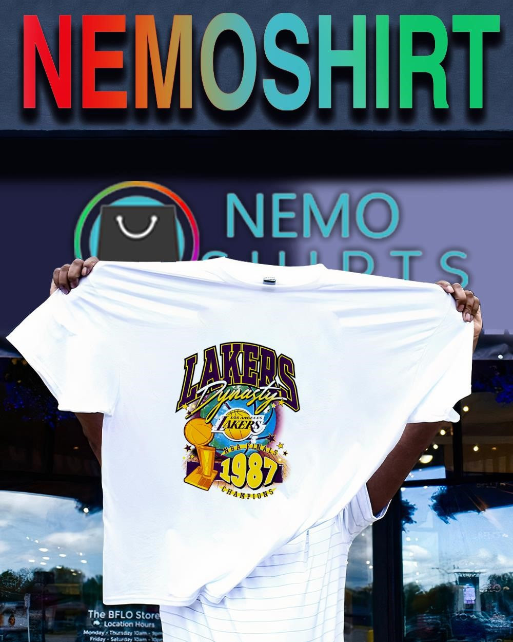 Los Angeles Lakers Dynash NBA Finals 1987 Champions shirt