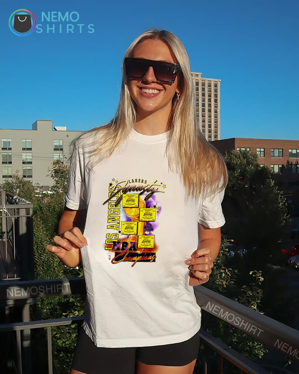 Los Angeles Lakers Dynash NBA Finals Champions logo shirt