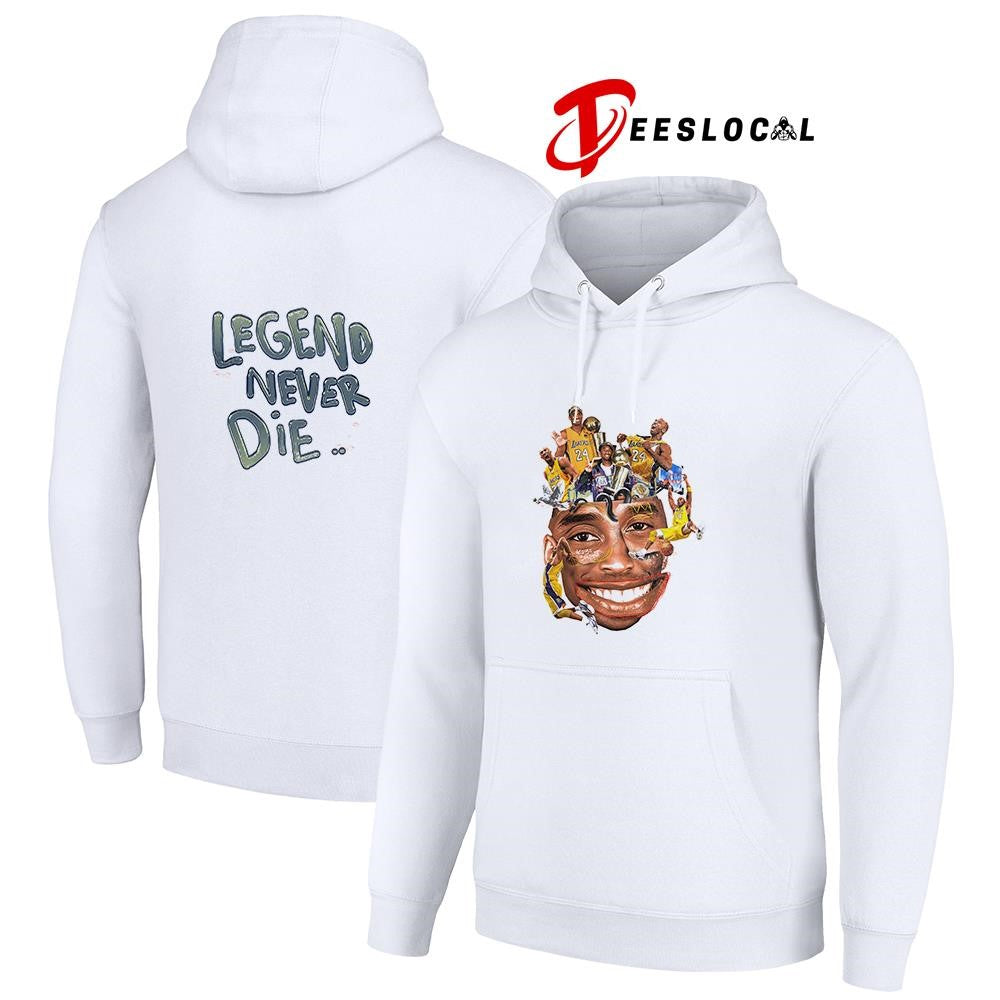 Los Angeles Lakers Kobe Bryant legend never die caricature shirt