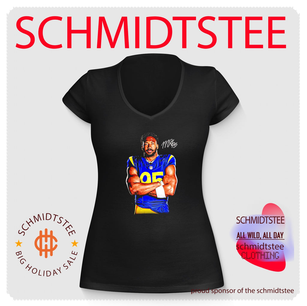 Los Angeles Rams Myles Garrett arm crossed pose signature shirt