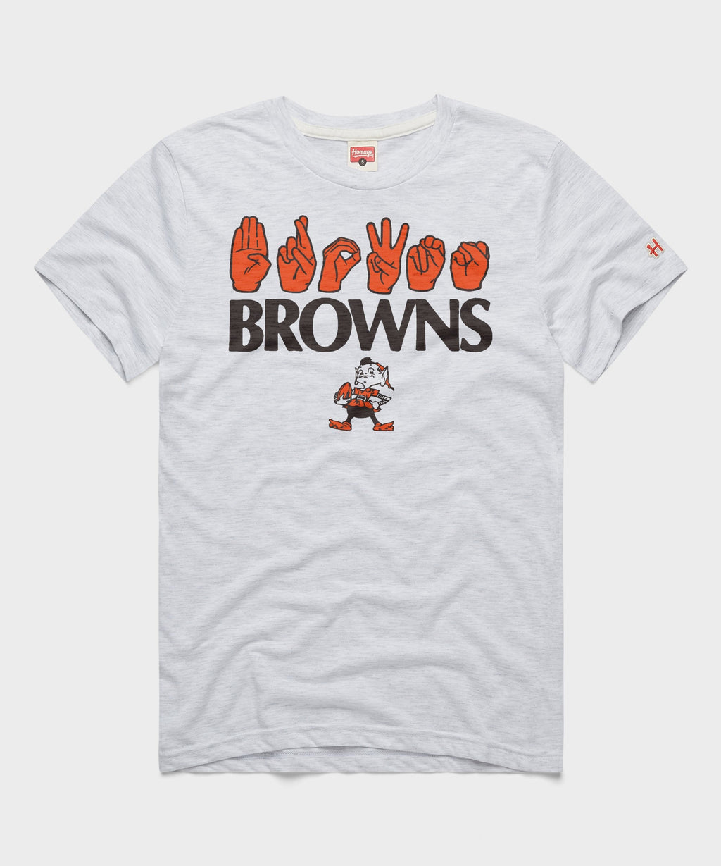 Love Sign x Browns ASL