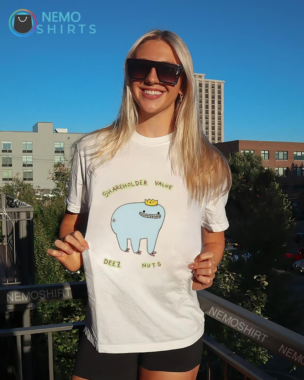 Lowbrow shareholder value deez nuts shirt