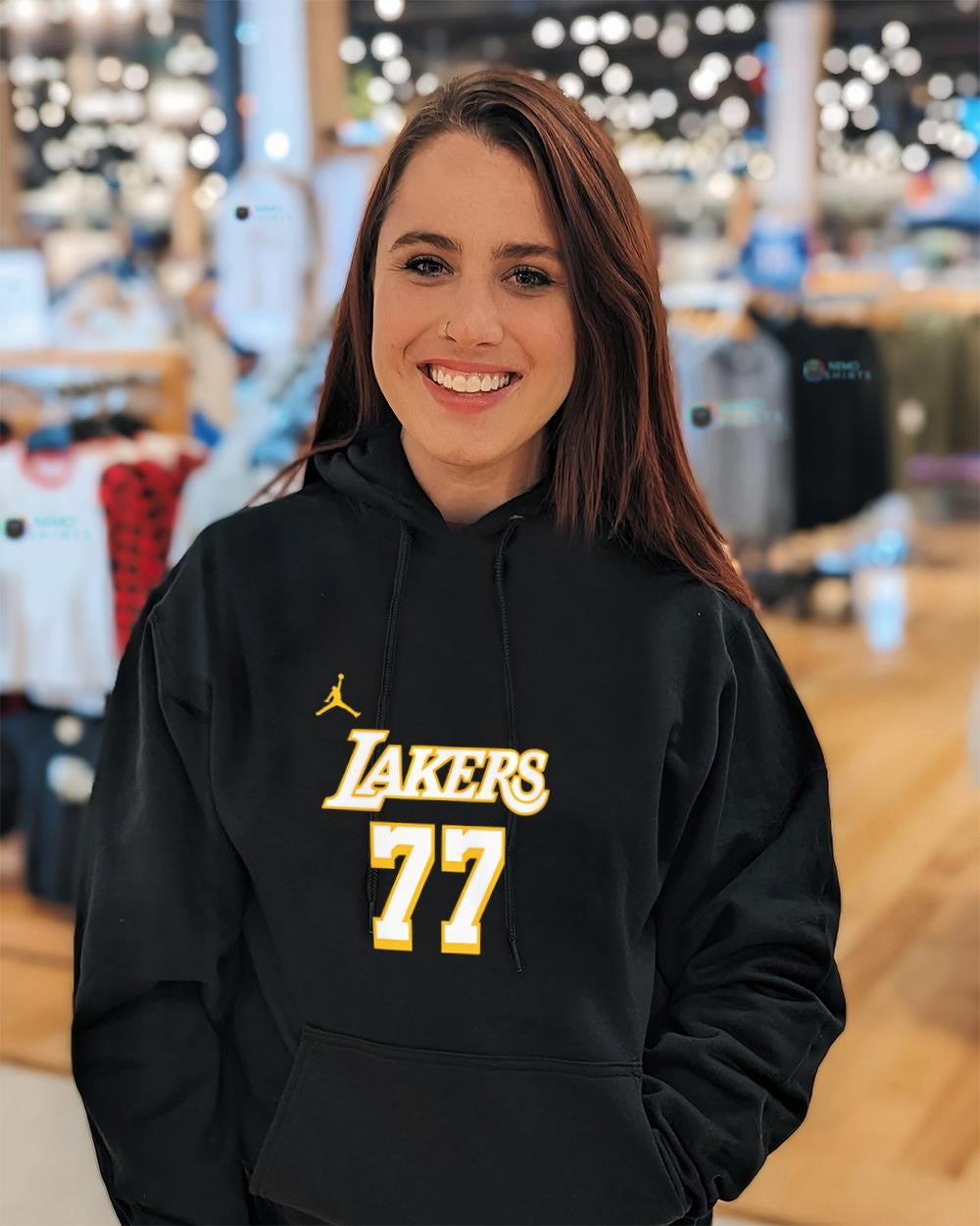 Luka Doncic Los Angeles Lakers 77 name and number shirt