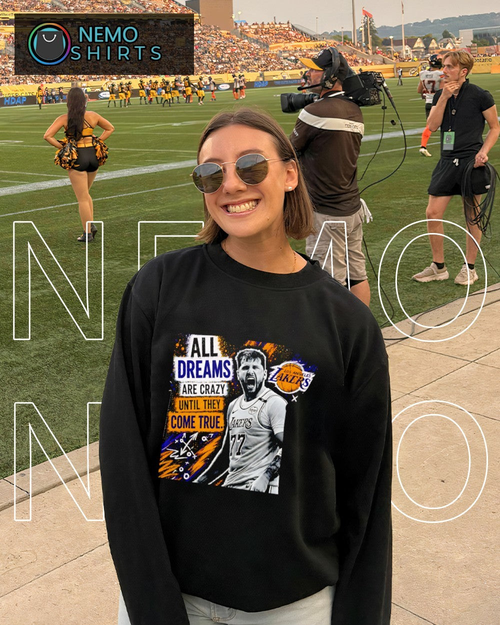 Luka Doncic Los Angeles Lakers all dreams are crazy until they come true shirt